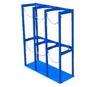 Support De Fixation Pour Bouteilles D'Oxygène, Support Pour Bouteilles D'Azote, Supports Pour Bouteilles De Gaz, Compatible Avec Les Bouteilles D'Argon, D'Hydrogène Et De Co2 (Bleues - 2 Et 3 Bouteil