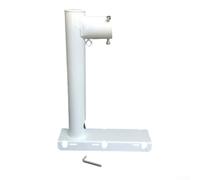 Support de fixation pour caméra de surveillance extérieure - Bras métallique étendu de 35 cm avec verrouillage serré pour piliers en ciment, poteaux électriques et montage mural