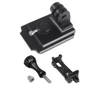 Support de fixation pour casque de moto + pince pour téléphone compatible avec les appareils photo 13, 12, 11 et 10 Action 2, 3 et 4 X/ONE.