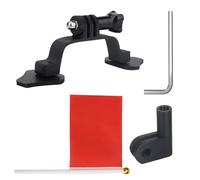 Support de fixation pour extension supérieure de drone compatible avec DJI Avata 360, kit d'adaptateur de fixation pour caméra d'action à montage supérieur pour Avata 360 (support + drapeau)