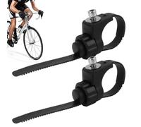 Support de Fixation pour Fourche de Vélo,Adaptateur Universel De Fixation Latérale À Vis pour Fourche De Vélo - Accessoires De Montage De Porte-Bagages Réglable avec 2 Anneaux Universels