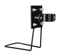 Support de fixation pour panier avant de vélo pliable pour vélo électrique scooter tube 15-54 mm Noir (M avec support de type L)