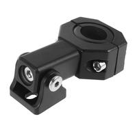 Support de Fixation pour Phare de Moto, Métal Noir Réglable, Montage | Angle Ajustable, Diamètre de Trou Env 30cm, pour Spot et Antibrouillard