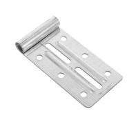 Support de Fixation pour Porte de Garage, en Fer Charnière Supérieure | Pièce de Rechange Argentée, Structure Robuste, Installation Facile, pour Entretien Résidentiel et Techniciens