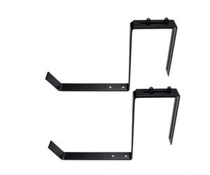 Support de fixation pour pot de fleurs de balcon - En fer - Réglable en largeur et hauteur - Sans modification ni perçage au mur - B
