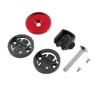 Support De Fixation Pour Potence D'ordinateur De Vélo - Alliage D'aluminium Cnc - Pour Cateye Et Garmin - Rouge