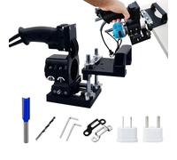 Support de fixation pour rainures, support invisible pour le travail du bois, support de trou de machine de coupe, support invisible pour le travail du bois, localisateur précis pour