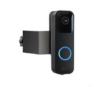 Support de fixation pour sonnette vidéo en métal pour un ajustement facile et sécurisé (noir)