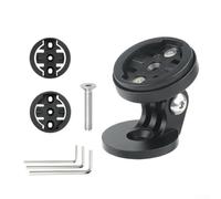 Support de fixation pour tige de vélo avec support de caméra d'action et adaptateur d'ordinateur | Capuchon de casque en alliage d'aluminium pour Garmin pour Bryton pour Wahoo | Vis M6 x 35 mm pour
