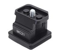Support de fixation pour trépied en métal compatible avec Sigma MC-21 EF-L, adaptateur de monture de monture de monture et support d'objectif intégré Arca-Swiss Fit Plaque de dégagement rapide