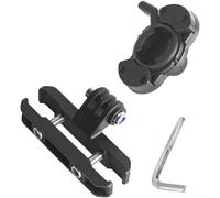 Support de fixation pour vélo sur rail de selle, adaptateur de support de feu arrière pour Garmin Varia RCT715, support en plastique réglable à 45°, noir