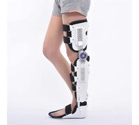 Support de fixation réglable pour l'articulation de la hanche, genouillère articulée, orthèse de soutien du genou réglable, protection d'immobilisation, attelle de genou stabilisatrice complète