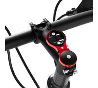 Support de fixation réglable pour ordinateur Garmin Edge Explore, en alliage d'aluminium léger pour vélo, GPS, ordinateur, compatible avec Bryton, Wahoo et Cateye Rouge
