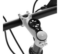 Support de fixation réglable pour ordinateur Garmin Edge Explore, en alliage d'aluminium léger pour vélo, GPS, ordinateur, compatible avec Bryton, Wahoo et Cateye - Noir