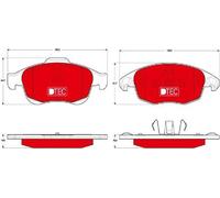 Support de fixation, support de fixation TRW GDB1690DTE