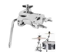 Support de fixation Tom - Collier de serrage en alliage de zinc, support de tambour rotatif à 360 degrés | Support multifonction pour batterie Tom Drum Mount, s'adapte à la plupart des modèles de