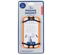 Support de fixation vélo pour téléphone Kikkerland Noir Noir G