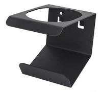 Support de flacon pulvérisateur pour vélo en acier robuste avec crochet réglable compatible avec les bombes aérosols standard de 300 ml à 500 ml pour l'entretien et gain de place Noir 12,8 x 11,4 x