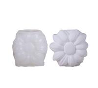 Support de fleur créatif unique avec tournesol et résine de silicone durable pour une utilisation quotidienne pour les amateurs de pot à crayons