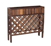 Support De Fleur De Séparation De Restaurant Auge Extérieure De Fleur Support De Fleur en Bois Clôture en Bois De Cour Étagère De Pot De Fleur De Décoration De Restaurant