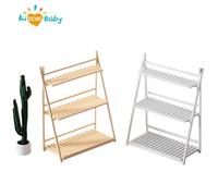 Support De Fleurs Miniatures Pour Maison De Poupée 1:12, Bibliothèque À Trois Niveaux, Meuble, Scène De Jouets, Mini Jardin En Argile, Balcon, Décor De Maison De Poupée