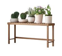 Support de fleurs multicouche en métal avec base en bois pour intérieur et extérieur, petite étagère à plantes, vitrine pour la maison et le jardin