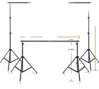 Support de fond, barre transversale réglable, support stable, trépied télescopique, Nouveau Flexible, 2600X3000