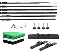 Support de fond, conception à double barre transversale, support pour écran vert, SH-BJJ-2430-14
