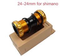 Support De Fond De Vélo Fileté 68 Bb Anglais Bsa 68,68 73 22 24 19 Mm Pour Shimano Pour Sram Gxp - Type 24-24mm Golden