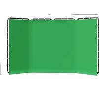 Support de fond photographique, 240x400cm mousseline unie, design peint à la main, 240x400cm vert