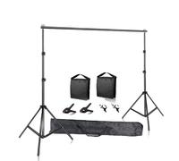 Support de fond pour photographie, système de support pour écran vert Chromakey, sac de transport, 2000X3000, Basic Kit 2