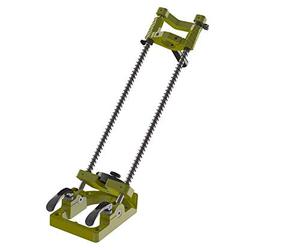 Support de forage Famag Pied en fonte d'aluminium 460x250mm inclinable en continu jusqu'à 45 °, adapté aux perceuses Butées de profondeur en continu