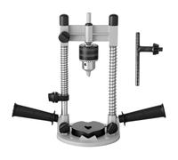 Support de forage, mandrin compatible avec foret de 10 à 13 mm, support de perceuse à 90°, positionnement vertical avec interface aspirateur, aide au perçage mural, travail du bois (sans étui