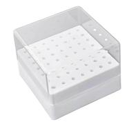 Support De Forets À Ongles-boîte De Rangement De Tête De Lime À Ongles À 49 Trous, Boîte D'affichage Anti-poussière Facile À Nettoyer Pour Les Outils Ñail | Porte-embout De Meulage Pour Foret À Ongles