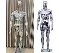 Support de forme de robe de mannequin pour présentation, torse complet pour les magasins de couture, les vitrines de détail, la couture, les vêtements et les accessoires - Idéal pour les besoins