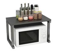 Support de four à micro-ondes - Étagère de cuisine à plusieurs niveaux pour le rangement - Design peu encombrant pour comptoir de cuisine et postes de travail