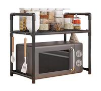 Support De Four À micros-ondes, Etagere micros Ondes Cuisine Rangement 2/3 Niveaux, Organisateur Cuisine Placard, Etagère Pour Four À micros-Ondes, Nouvel Gain De Place Pour Le Rangement De La Cuisine