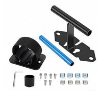 Support de fourche arrière pour le transport et l'affichage de vélo supportant les systèmes d'essieu QR et traversant sans adaptateurs (ensemble)