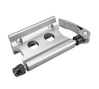 Support de Fourche de vélo à dégagement Rapide, Dur et compressif contrôle de qualité strict Bloc de vélo Fourche Avant Pince Fixe pour Le Stockage ou Le Transport(Titane foncé)