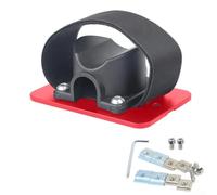 Support de fourche de vélo pour un transport sécurisé sur les toits de voiture et camions, compatible avec les essieux de 12 mm et 5 mm (jeu arrière rouge)