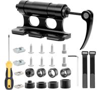 Support de Fourche de vélo, Support de Fixation de Fourche de Vélo, Bloc de Vélo Polyvalent, Alliage D'aluminium Support de Fourche de Vélo avec Blocage Rapide,pour Remorque ou Porte-Bagages de Camion
