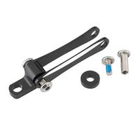 LEZYNE Unisexe - Adulte Fourche Support de Remplacement pour Eclairage Vélo Électrique, Noir, M