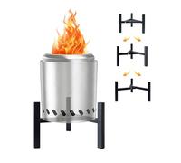 Support de foyer de table réglable pour Mesa XL, accessoire de foyer adapté pour foyers, outil de cheminée en métal avec coussinets antidérapants, support de camping portable, noir