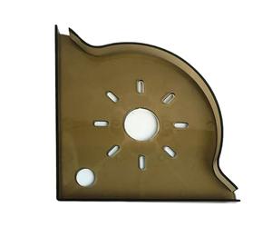 Support de fragmentation d'aquarium - Support d'angle Triangulaire géométrique, de Stockage de récif | Organisateur d'affichage de réservoir, Accessoire de, équipement d'entretie