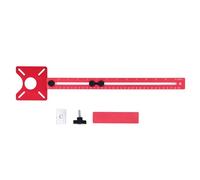 Support de fraisage de routeur 4 pouces, gabarit de coupe circulaire, planche rabattable multifonctionnelle pour le travail du bois, localisation des fentes