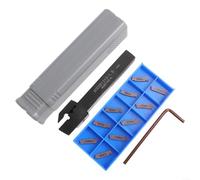 Support de fraise à rainurer MGEHR1212 1 5 pour tour CNC avec 10 inserts en carbure MGMN150G pour une vitesse de coupe et une précision améliorées