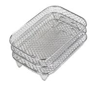 Support de Friteuse à Air pour Friteuse à Double Air Ninja Support de DéShydrateur Alimentaire à 3Couches Grille-Pain