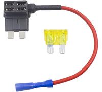 Support de fusible add-a-circuit micro/mini standard à profil bas ATM APM Blade Tap Double adaptateur Auto Car Fuse avec support(24)