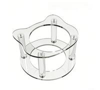 Support de gamelle en acrylique transparent pour une utilisation dans les espaces intérieurs où peu d'entretien et de visibilité sont importants