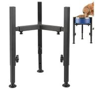 Support de gamelle pour Chien Haut, Support de gamelle réglable, mangeoire Ergonomique surélevée avec Base antidérapante, Simple pour Chiens, Moyenne et Petite Taille -
